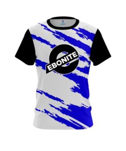 Ebonite Athlete Bolt Blue CoolWick Bowling Jersey
