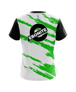 Alternative view of Ebonite Athlete Bolt Green CoolWick Bowling Jersey
