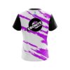 Ebonite Athlete Bolt Purple CoolWick Bowling Jersey - Image 2