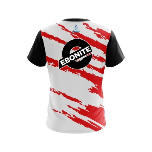 Ebonite Athlete Bolt Red CoolWick Bowling Jersey - Image 2