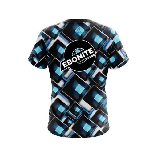 Ebonite Conception Blue CoolWick Bowling Jersey - Image 2