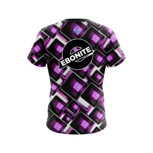 Ebonite Conception Purple CoolWick Bowling Jersey - Image 2