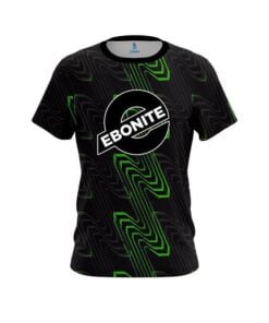 Ebonite Halftone Extreme Green CoolWick Bowling Jersey