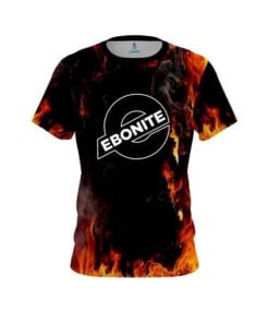 Ebonite Orange Flame CoolWick Bowling Jersey