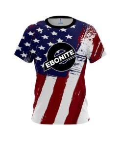 Ebonite Painted Flag CoolWick Bowling Jersey