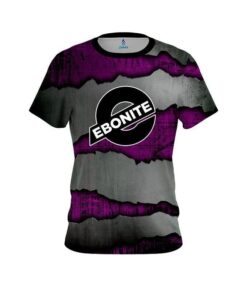 Ebonite Purple Rigid Steel CoolWick Bowling Jersey