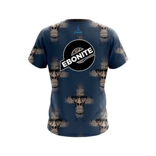 Ebonite Wild Spirit Monkey CoolWick Bowling Jersey - Image 2