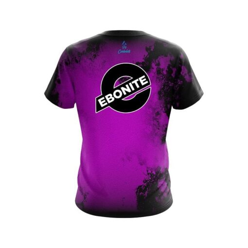 Ebonite Toxic Rugged Smoke Purple CoolWick Bowling Jersey - Image 2