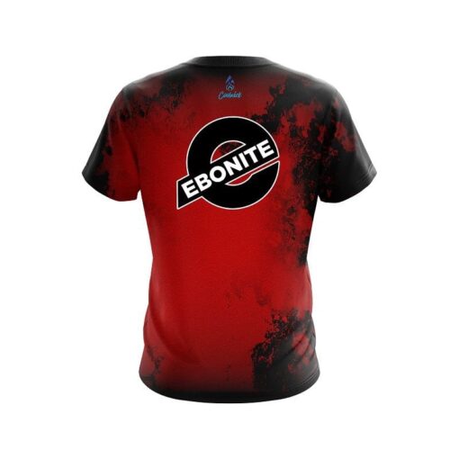 Ebonite Toxic Rugged Smoke Red CoolWick Bowling Jersey - Image 2