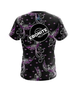 Alternative view of Ebonite Phoenix Break Purple CoolWick Bowling Jersey