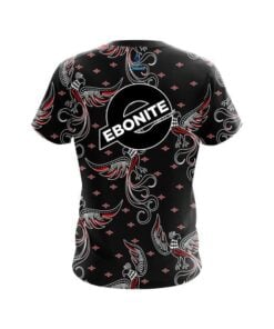 Alternative view of Ebonite Phoenix Break Red CoolWick Bowling Jersey