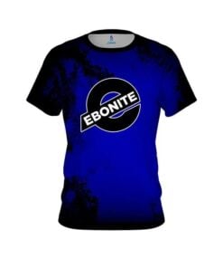 Ebonite Toxic Rugged Smoke Blue CoolWick Bowling Jersey