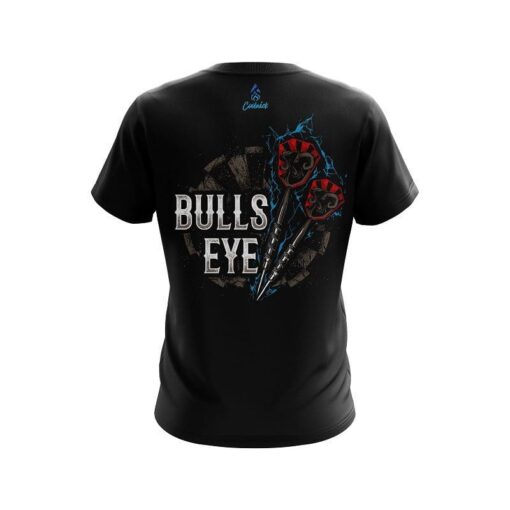 Plain Electric Bulls Eye CoolWick Bowling Jersey - Image 2