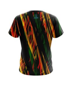 Alternative view of Plain Exotic Chaos CoolWick Bowling Jersey