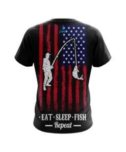 Alternative view of Fishin Duties CoolWick Fishing Jersey