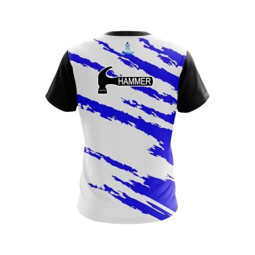Hammer Athlete Bolt Blue CoolWick Bowling Jersey - Image 2