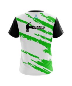Alternative view of Hammer Athlete Bolt Green CoolWick Bowling Jersey