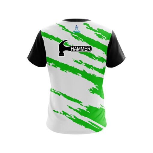 Hammer Athlete Bolt Green CoolWick Bowling Jersey - Image 2