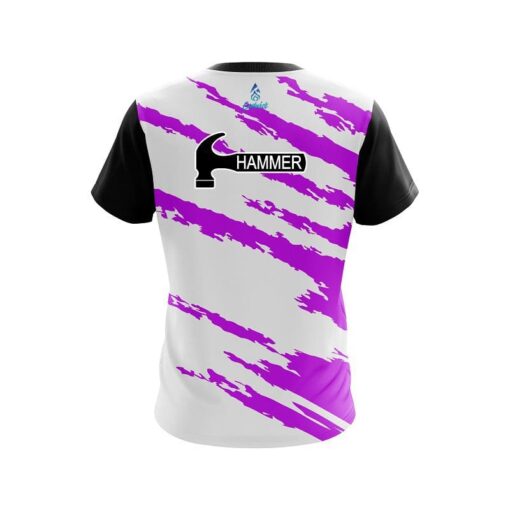 Hammer Athlete Bolt Purple CoolWick Bowling Jersey - Image 2
