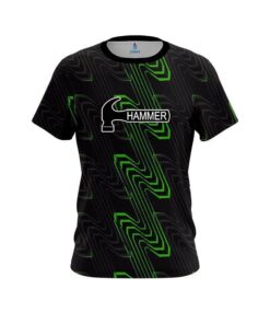 Hammer Halftone Extreme Green CoolWick Bowling Jersey