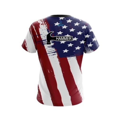 Hammer Painted Flag CoolWick Bowling Jersey - Image 2