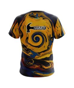 Alternative view of Hammer Painted Vortex Moon CoolWick Bowling Jersey