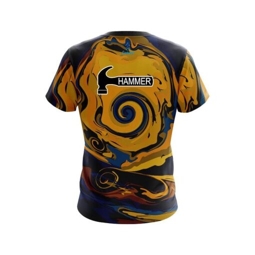 Hammer Painted Vortex Moon CoolWick Bowling Jersey - Image 2