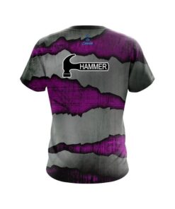 Alternative view of Hammer Purple Rigid Steel CoolWick Bowling Jersey
