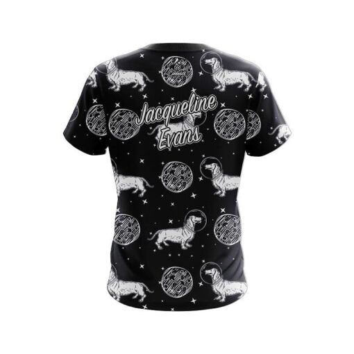 Jacqueline Evans Storm Dachshund CoolWick Bowling Jersey - Image 2