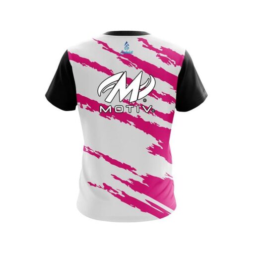 Motiv Athlete Bolt Pink CoolWick Bowling Jersey - Image 2