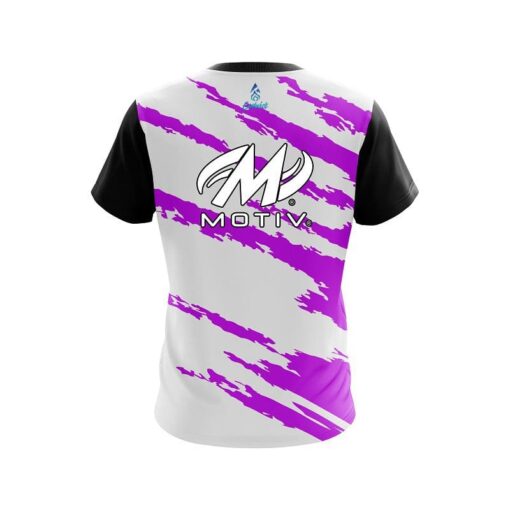Motiv Athlete Bolt Purple CoolWick Bowling Jersey - Image 2