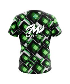 Alternative view of Motiv Conception Green CoolWick Bowling Jersey