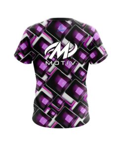 Alternative view of Motiv Conception Purple CoolWick Bowling Jersey