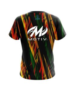 Alternative view of Motiv Exotic Chaos CoolWick Bowling Jersey