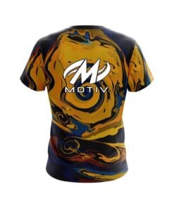 Alternative view of Motiv Painted Vortex Moon CoolWick Bowling Jersey