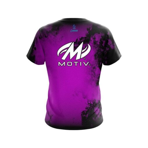 Motiv Toxic Rugged Smoke Purple CoolWick Bowling Jersey - Image 2