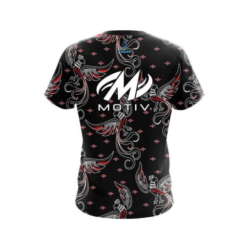 Motiv Phoenix Break Red CoolWick Bowling Jersey - Image 2