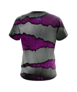 Alternative view of Plain Purple Rigid Steel CoolWick Bowling Jersey