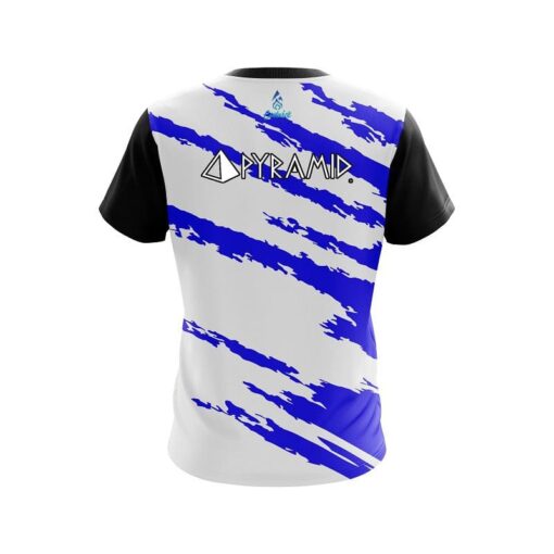 Pyramid Athlete Bolt Blue CoolWick Bowling Jersey - Image 2