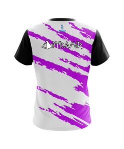 Alternative view of Pyramid Athlete Bolt Purple CoolWick Bowling Jersey