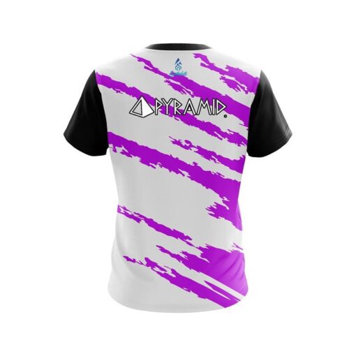 Pyramid Athlete Bolt Purple CoolWick Bowling Jersey - Image 2
