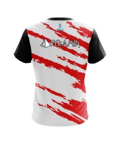 Alternative view of Pyramid Athlete Bolt Red CoolWick Bowling Jersey