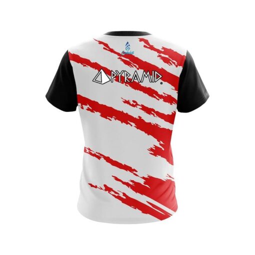 Pyramid Athlete Bolt Red CoolWick Bowling Jersey - Image 2
