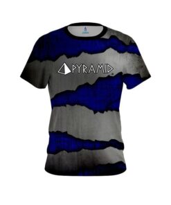Pyramid Blue Rigid Steel CoolWick Bowling Jersey