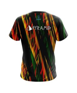 Alternative view of Pyramid Exotic Chaos CoolWick Bowling Jersey