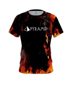 Pyramid Orange Flame CoolWick Bowling Jersey