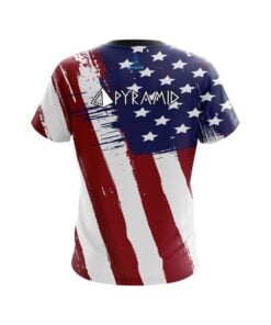 Alternative view of Pyramid Painted Flag CoolWick Bowling Jersey