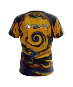 Alternative view of Pyramid Painted Vortex Moon CoolWick Bowling Jersey