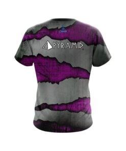 Alternative view of Pyramid Purple Rigid Steel CoolWick Bowling Jersey