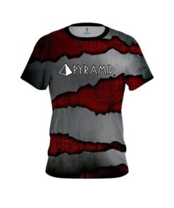 Pyramid Red Rigid Steel CoolWick Bowling Jersey